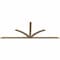 Ekena Millwork Richland Smooth Timber Gable Bracket, Douglas Fir, 108"W x 40"H x 1 1/2"D x 3 1/2"F, 9/12 Pitch GBW108X40X0204RIC00SDF - alternate 2
